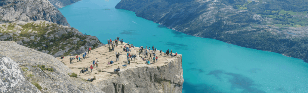 Pulpit Rock Norway scenic hike view